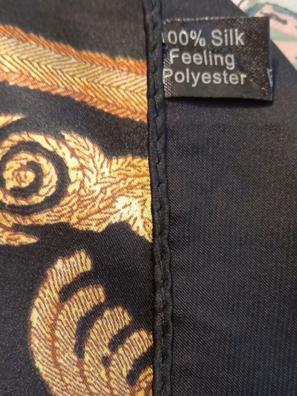 Gorgeous Gold And Black Scarf . Oversized. Renaissance. Dramatic.